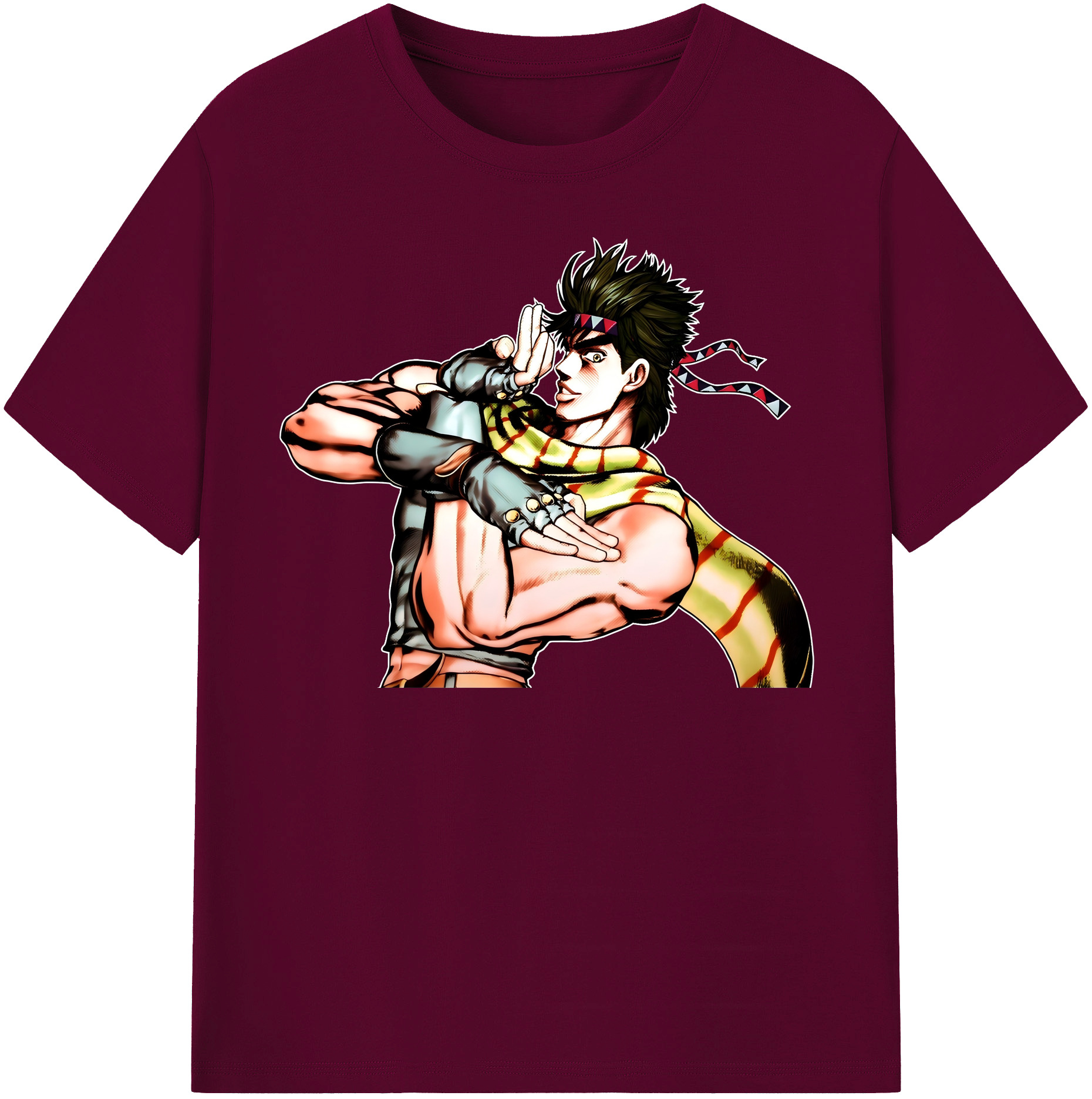 （画像用） ジョジョの奇妙な冒険 ジョセフ?ジョースター JoJo's Bizarre Adventure Joseph Joestar レディースカジュアルプリントTシャツ（綿100％）
